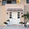 Canopia by Palram Marquise auvent Aluminium Noir 3.11m²