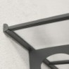 Canopia by Palram Marquise auvent Aluminium Noir 6.21m²