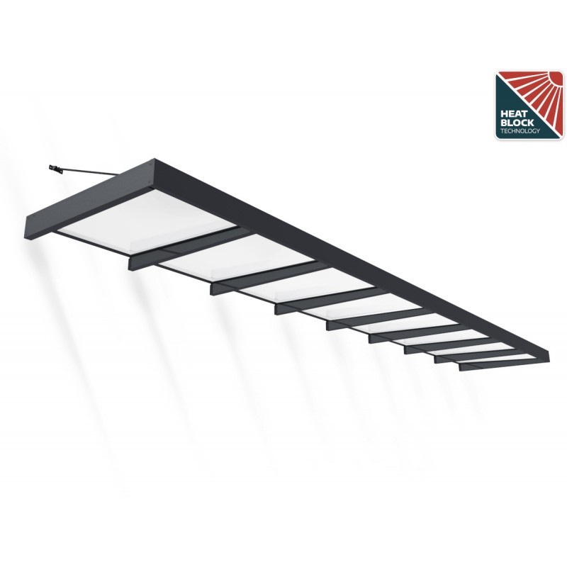 Canopia by Palram Marquise auvent Aluminium Blanc 10.5m² Canopia by Palram Marquise auvent Aluminium Blanc 10.5m²
