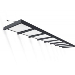 Canopia by Palram Marquise auvent Aluminium Blanc 10.5m²