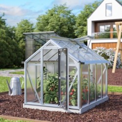 Vitavia Mini serre de jardin Gris 0.83m²
