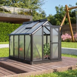 Vitavia Mini serre de jardin Noir 0.83m²