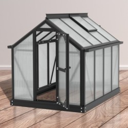 Vitavia Mini serre de jardin Noir 0.83m²
