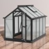 Vitavia Mini serre de jardin Noir 0.83m²