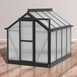 Vitavia Mini serre de jardin Noir 0.83m²