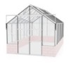 Vitavia Serre de jardin en verre Gris 11.5m²