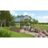 Vitavia Serre de jardin en verre Noir 11.5m²