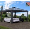 Canopia by Palram Carport double Aluminium Gris 17.8m²