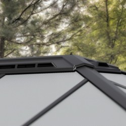 Canopia by Palram Carport double Aluminium Gris 25.62m²