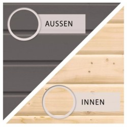 Karibu Sauna d'extérieur