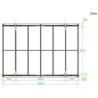 X-Metal Carport Aluminium Blanc 13.02m²