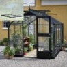 Juliana Serre de jardin en verre Gris 6.6m²