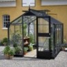 Juliana Serre de jardin en verre Gris 6.6m²