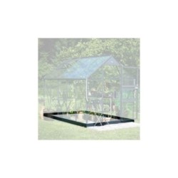 Juliana Serre de jardin en verre Gris 6.6m²