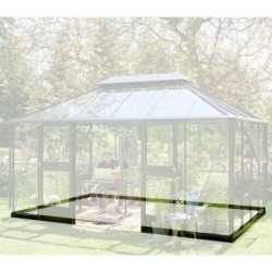 Juliana Serre de jardin en verre Gris 13m²
