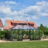 Juliana Serre de jardin en verre Gris 18.8m²