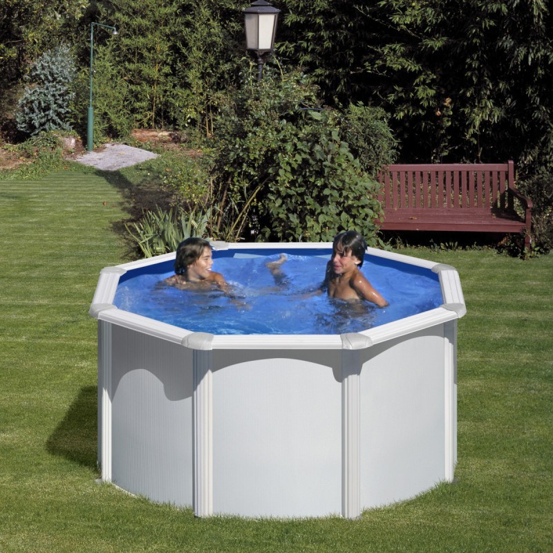 Gre Pool Piscines acier Blanc