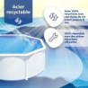 Gre Pool Piscines acier Blanc