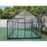 Green Protect Serre de jardin en verre 16.32m²