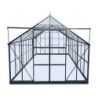 Green Protect Serre de jardin en verre 16.32m²