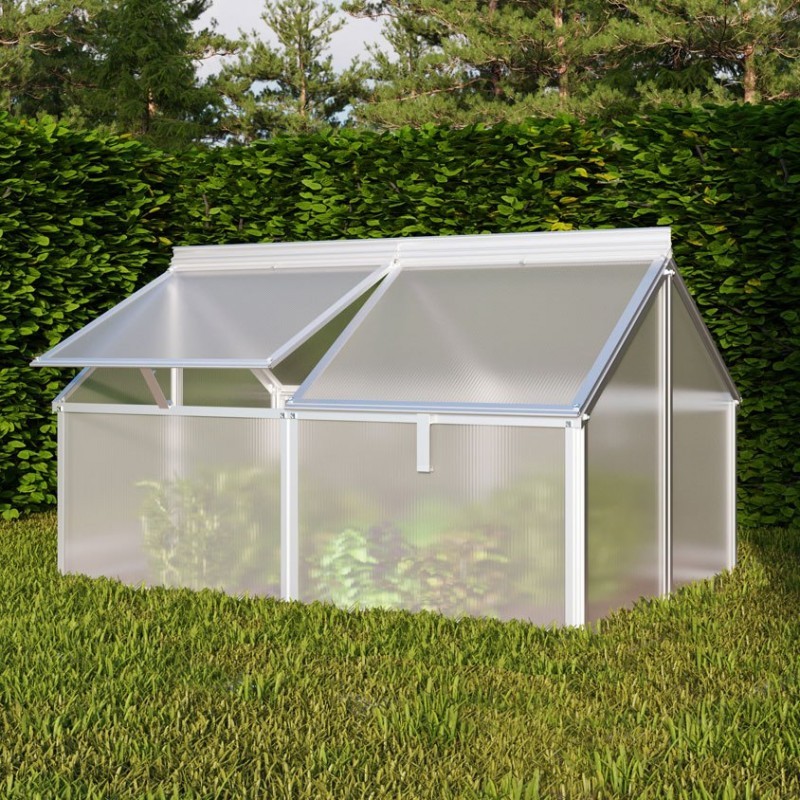 Vitavia Mini serre de jardin Gris 1m²