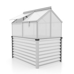 Vitavia Mini serre de jardin Gris 1m²