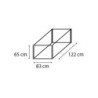 Vitavia Mini serre de jardin Gris 1m²