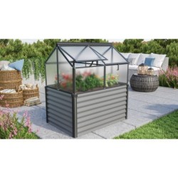 Vitavia Mini serre de jardin Noir 1m²