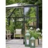 Halls Serre de jardin en verre Noir 6.3m²
