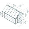 Canopia by Palram Serre de jardin en polycarbonate