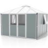 Vitavia Abri de jardin métal Aluminium Gris 10.2m²