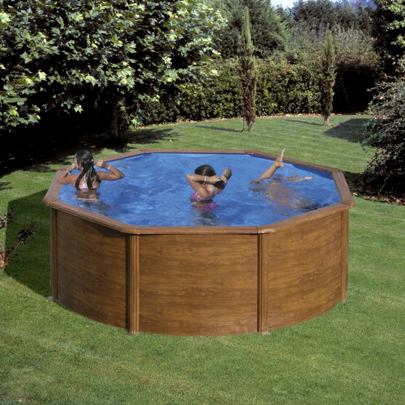 Gre Pool Piscines acier Bois naturel Gre Pool Piscines acier Bois naturel