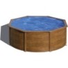 Gre Pool Piscines acier Bois naturel