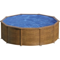 Gre Pool Piscines acier Bois naturel