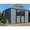 Vitavia Abri de jardin métal Aluminium Noir 10.2m²
