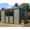 Vitavia Abri de jardin métal Aluminium Noir 10.2m²
