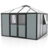 Vitavia Abri de jardin métal Aluminium Noir 10.2m²