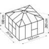 Vitavia Abri de jardin métal Aluminium Noir 10.2m²
