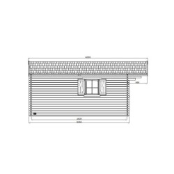 Solid Abri de jardin bois plus de 20 m² Bois massif Marron 28.85m²