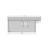Solid Abri de jardin bois plus de 20 m² Bois massif Marron 28.85m²