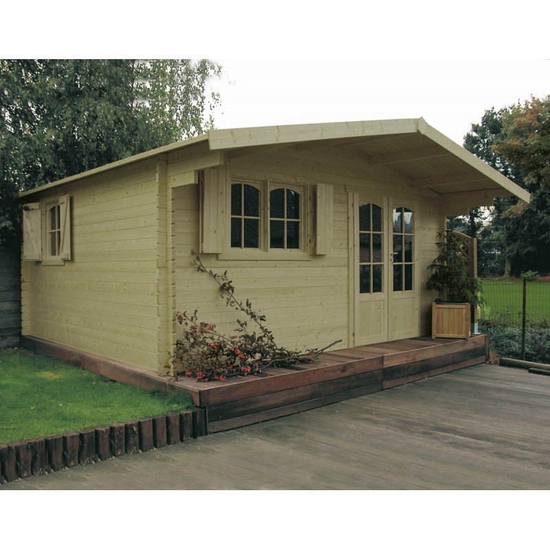Solid Abri de jardin bois 15 à 20 m² Bois massif Marron 19.98m² Solid Abri de jardin bois 15 à 20 m² Bois massif Marron 19.98m²
