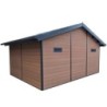 Woodlife Garden Abris de jardin en composite Composite Marron 19.22m²