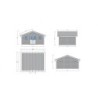 Woodlife Garden Abris de jardin en composite Composite Marron 19.22m²