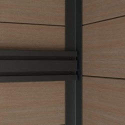Woodlife Garden Abris de jardin en composite Composite Marron 19.22m²