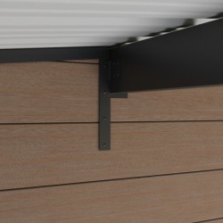 Woodlife Garden Abris de jardin en composite Composite Marron 19.22m²