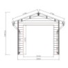 Woodlife Garden Abris de jardin en composite Composite Gris 15m²