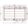 Woodlife Garden Abris de jardin en composite Composite Gris 15m²