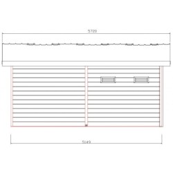Woodlife Garden Abris de jardin en composite Composite Gris 15m²