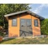 Woodlife Garden Abris de jardin en composite Composite Marron 10.71m²
