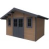 Woodlife Garden Abris de jardin en composite Composite Marron 10.71m²